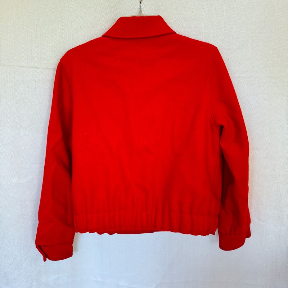 Vintage Pendleton Red Wool Snap Front Thinsulate … - image 7